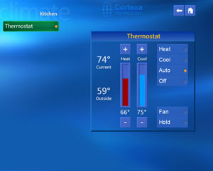 Cortexa thermostats page