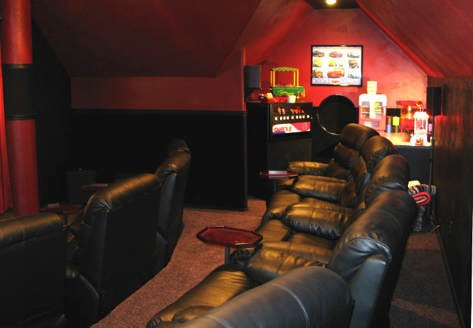 Home Theater Snack Area