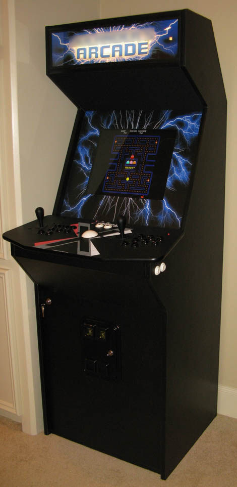 Finished LCD MAME cabinet with X-Arcade Controller